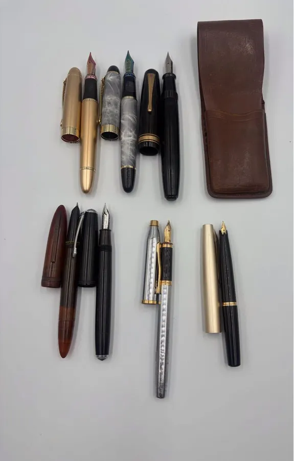 万年筆 7本まとめ（ペンケース付き）の買取実績写真1